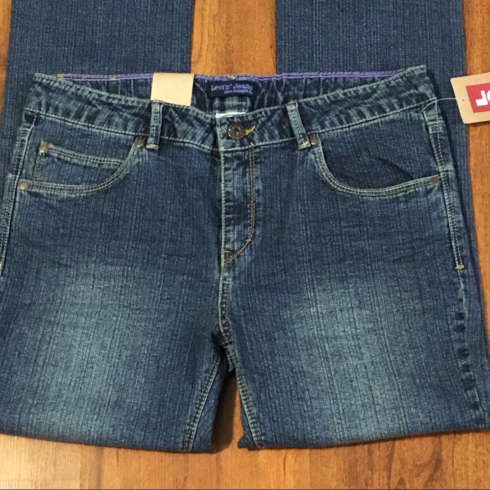 NWT Levi's Slim Straight Fit Jeans 14 1/2 Plus New - Picture 5 of 8